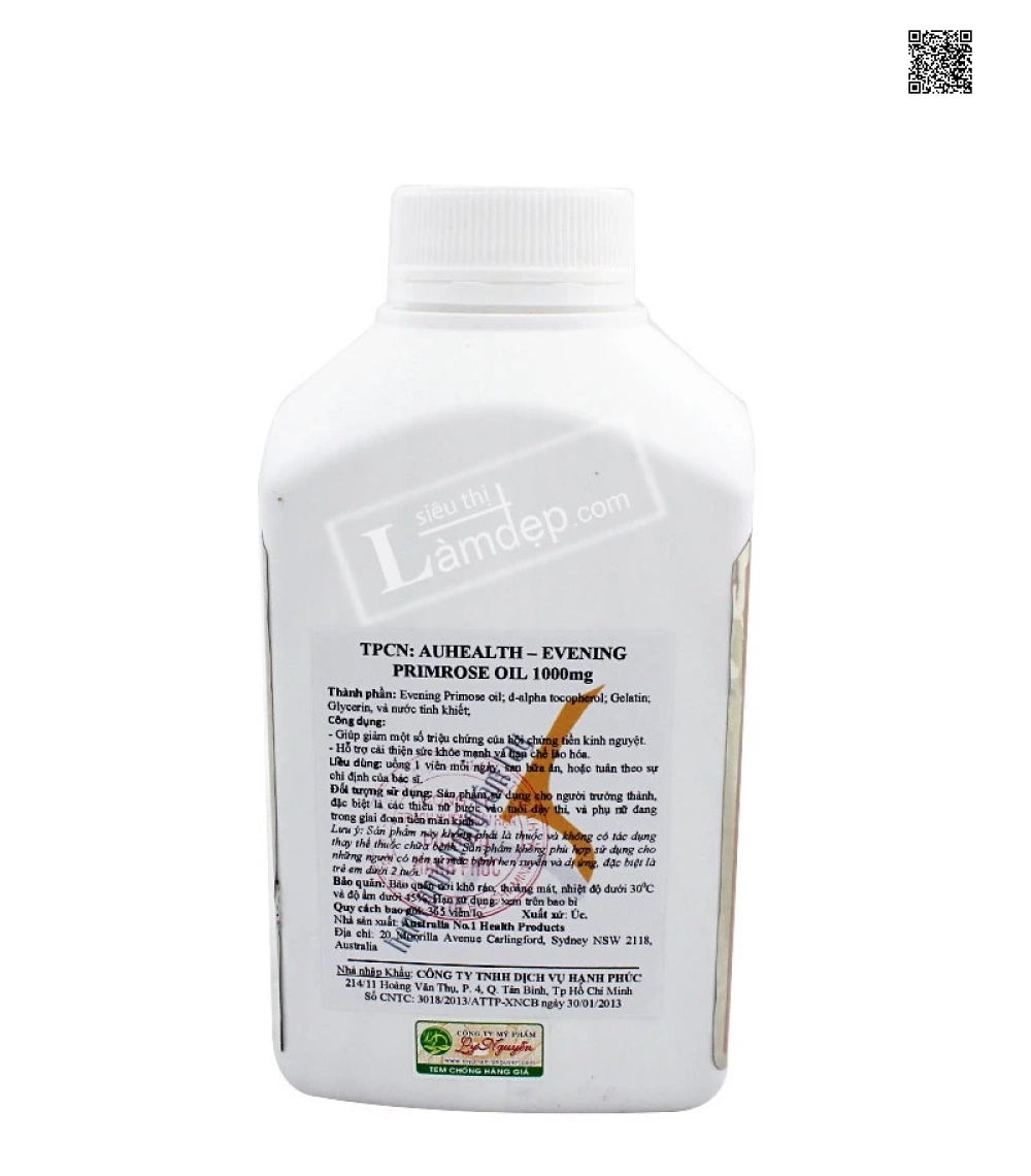 Tinh Dầu Hoa Anh Thảo Evening Primrose Oil