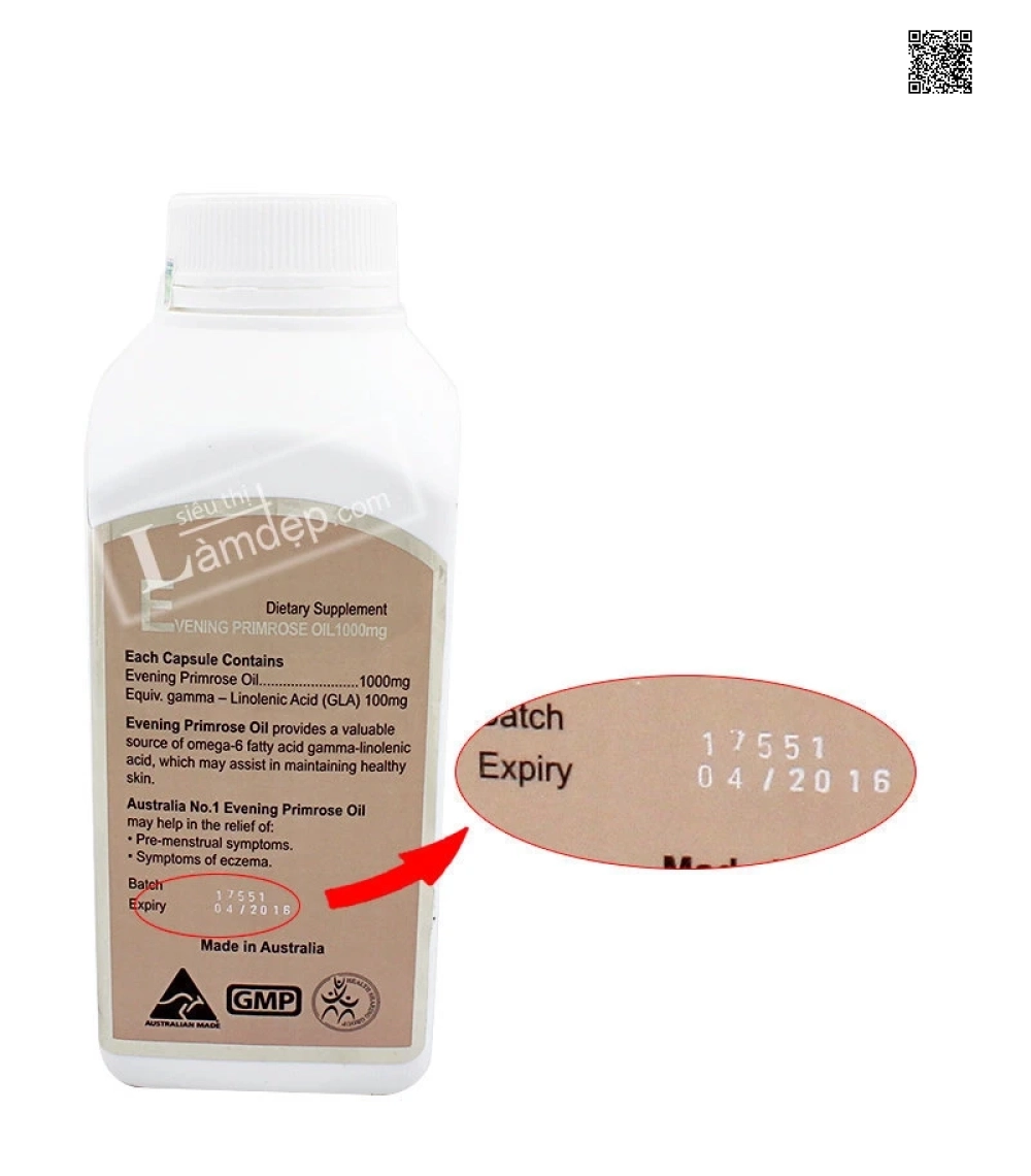 Tinh Dầu Hoa Anh Thảo Evening Primrose Oil