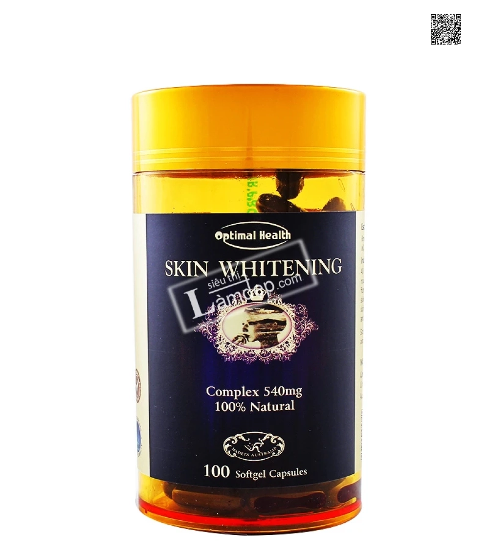 Viên Uống Trắng Da Optimal Health Skin Whitening Của Úc (100 Viên)