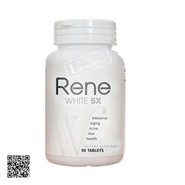 Viên Uống Trắng Da Rene White 5X