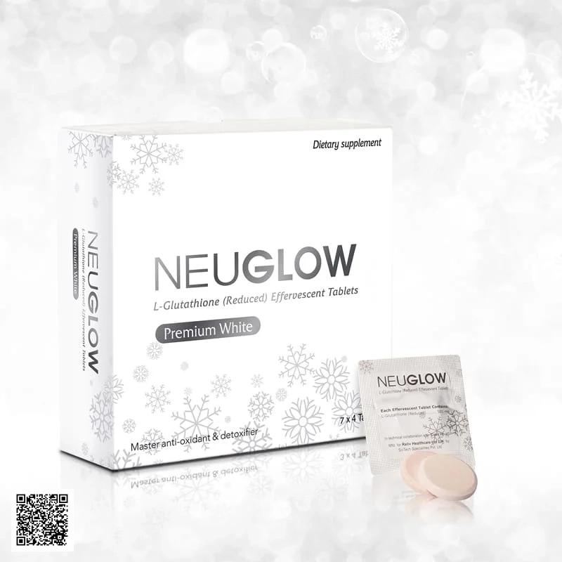 Viên Sủi Trắng Da Hàng Đầu Anh Quốc Neuglow Premium White