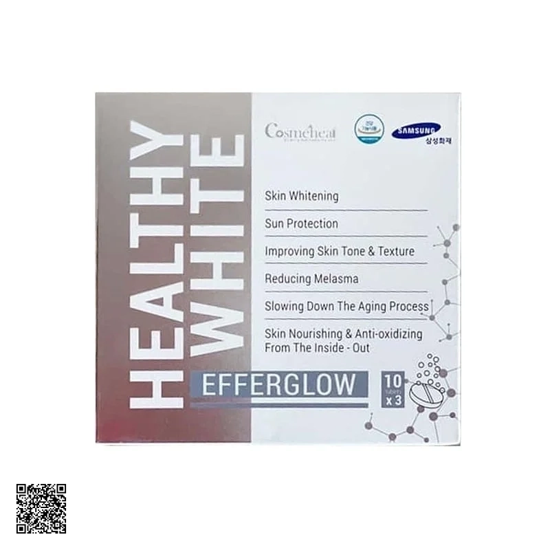 Cosmeheal Healthy White Efferglow Viên Sủi Trắng Da