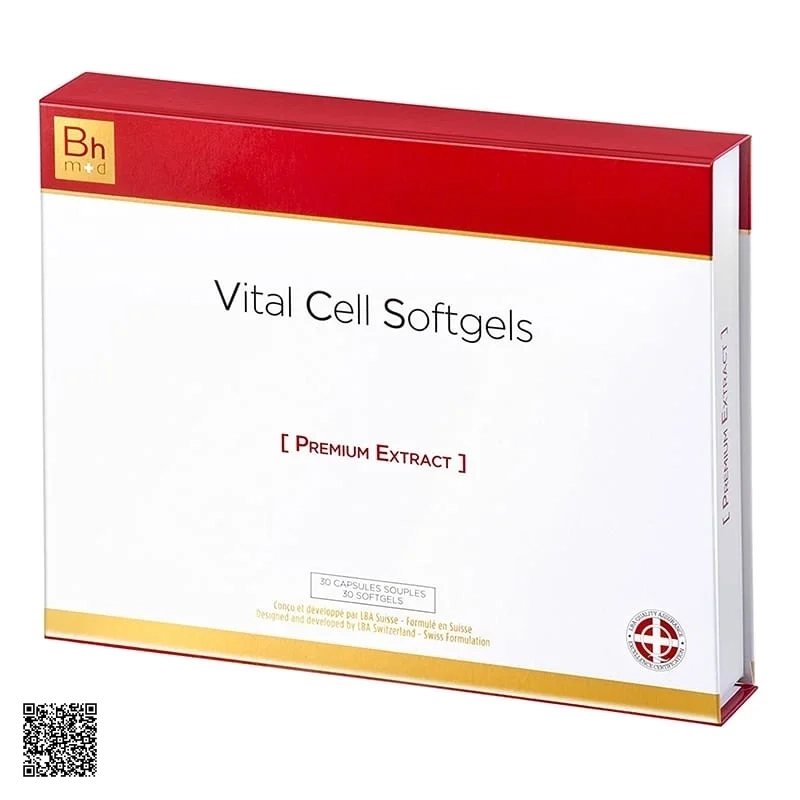 Vital Cell Softgels Premium Extract Viên Uống Trắng Da Tế Bào Gốc Nhau Thai Cừu