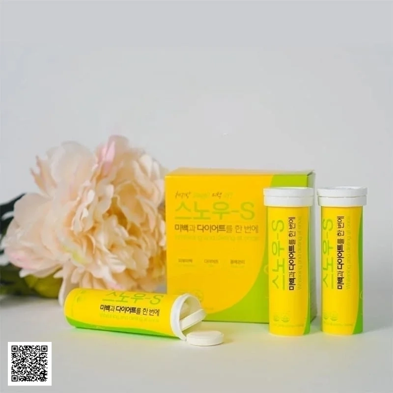 Viên Sủi Trắng Da Giảm Cân Snow S Whitening And Dieting At Once Hàn Quốc