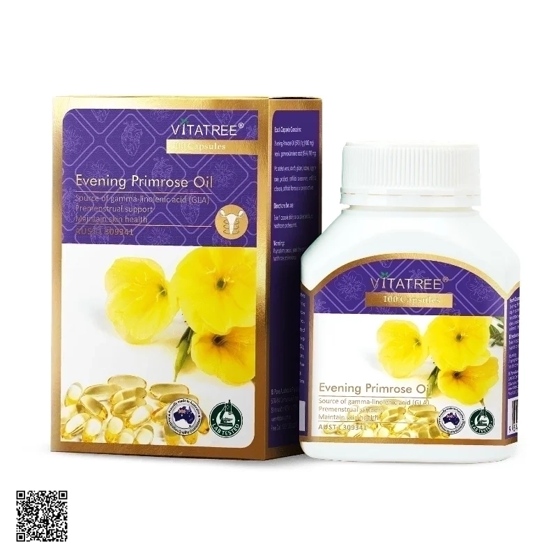 Vitatree Evening Primrose Oil Viên Uống Tinh Dầu Hoa Anh Thảo
