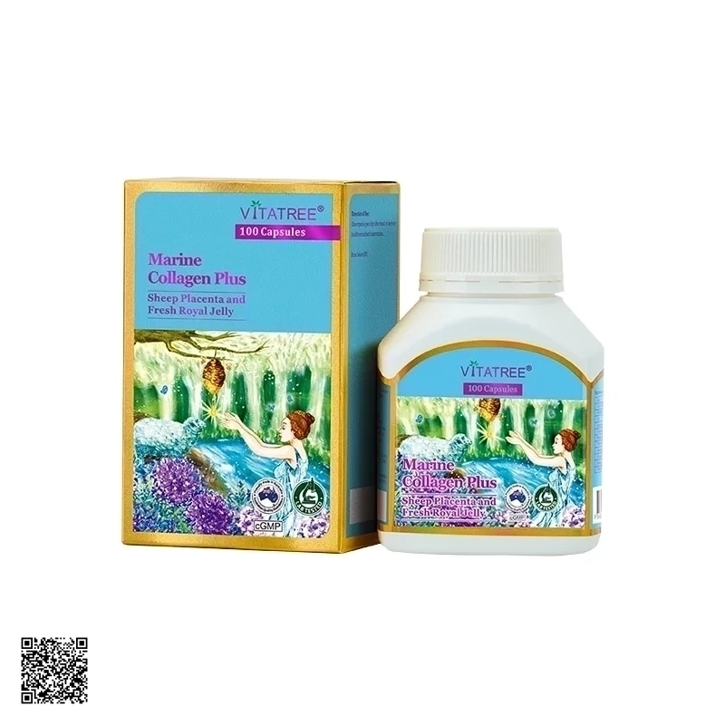 Vitatree Marine Collagen Plus Viên Uống Làm Đẹp Dưỡng Trắng Da