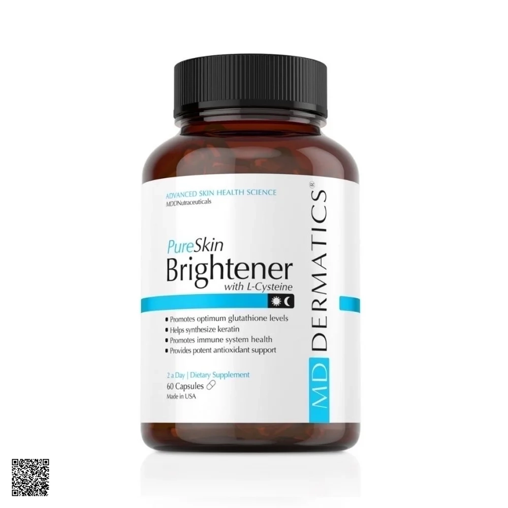 MD Dermatics PureSkin Brightener Viên Uống Dưỡng Sáng Da