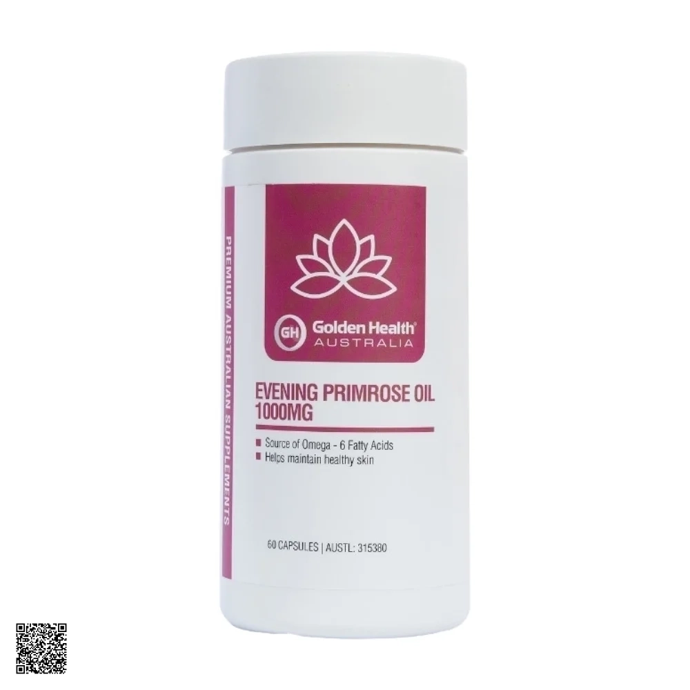 Golden Health Evening Primrose Oil 1000mg - Viên Uống Tinh Dầu Hoa Anh Thảo
