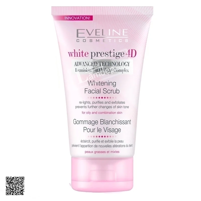Gel Tẩy Tế Bào Chết, Làm Trắng Da Eveline White Prestige 4D