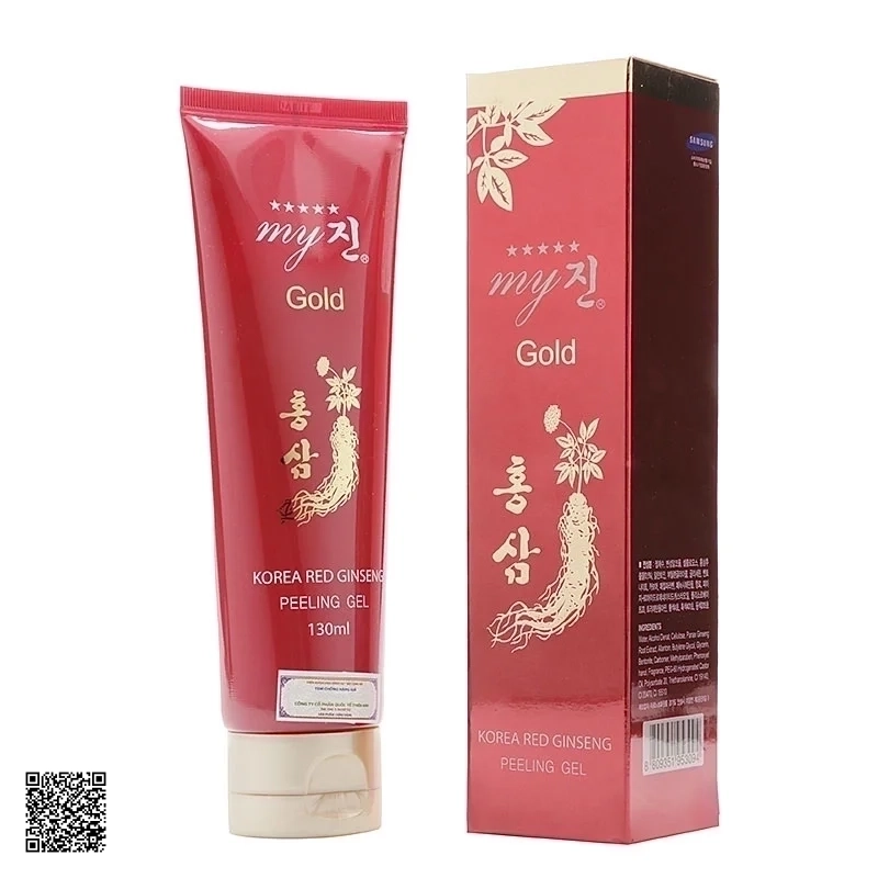 Gel Tẩy Da Chết Hồng Sâm Đỏ Hàn Quốc My Gold Korea Red Ginseng Peeling Gel