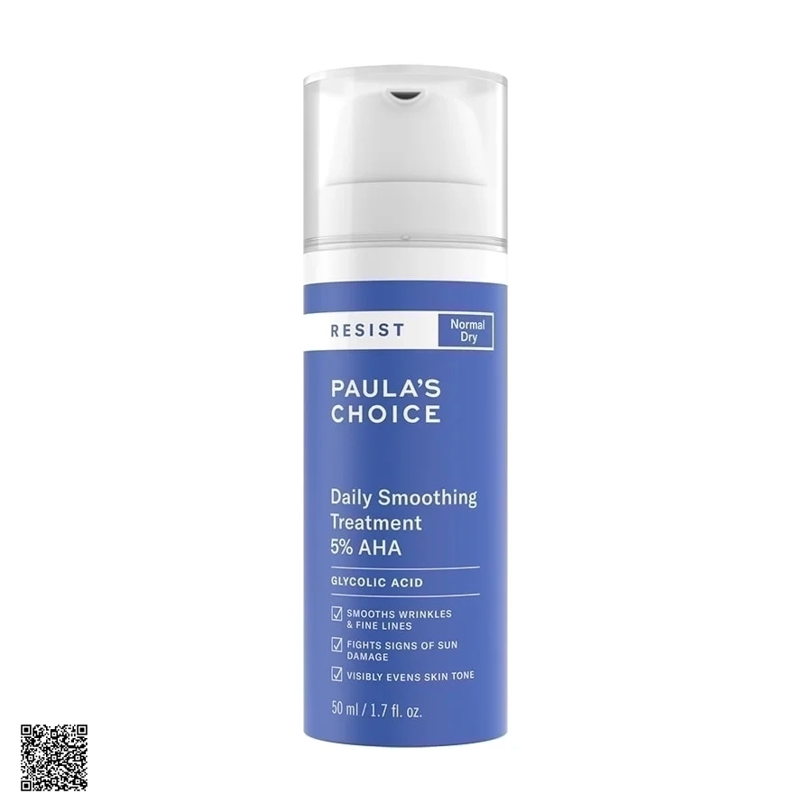 Kem Tẩy Tế Bào Chết, Làm Mềm Da Paula’s Choice Resist Daily Smoothing Treatment 5% AHA