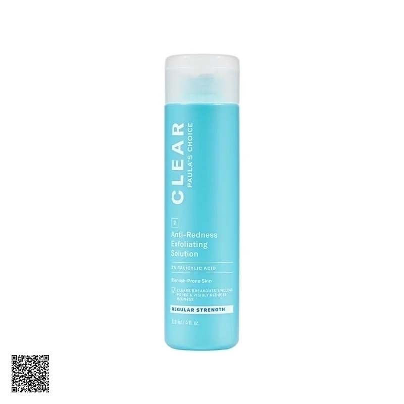 Dung Dịch Tẩy Tế Bào Chết Paula’s Choice Clear Regular Strength Anti-Redness Exfoliating Solution With 2% Salicylic Acid