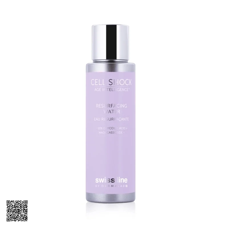 Swissline Cell Shock Age Intelligence Resurfacing Water - Toner Tẩy Tế Bào Chết, Trẻ Hóa Da