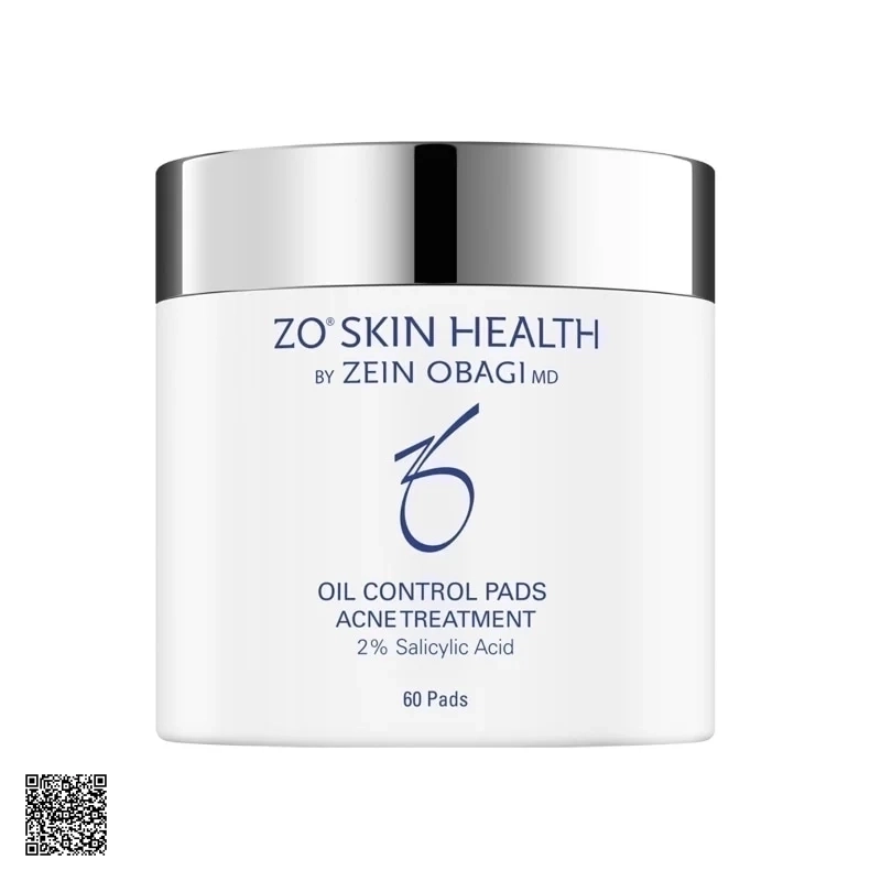 ZO Skin Health Oil Control Pads Acne Treatment - Miếng Tẩy Tế Bào Chết, Giảm Mụn