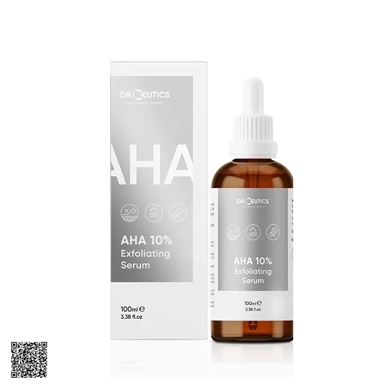Tinh Chất Tẩy Tế Bào Chết, Làm Sáng Da DrCeutics AHA 10% Exfoliating Serum 100ml