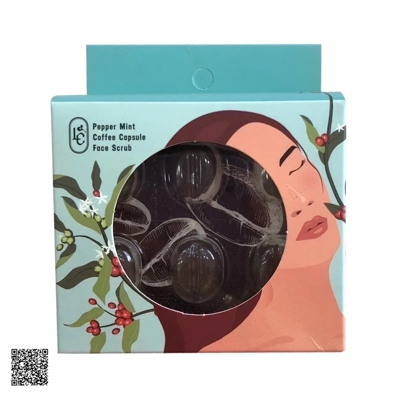 Lanci Pepper Mint Coffee Capsule Face Scrub - Tẩy Tế Bào Chết Hạt Cà Phê Hương Bạc Hà