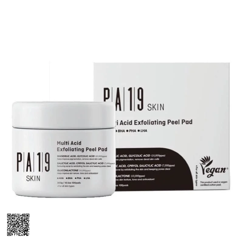 Toner Pad Tẩy Tế Bào Chết PA19 Skin Multi Acid Exfoliating Peel Pad