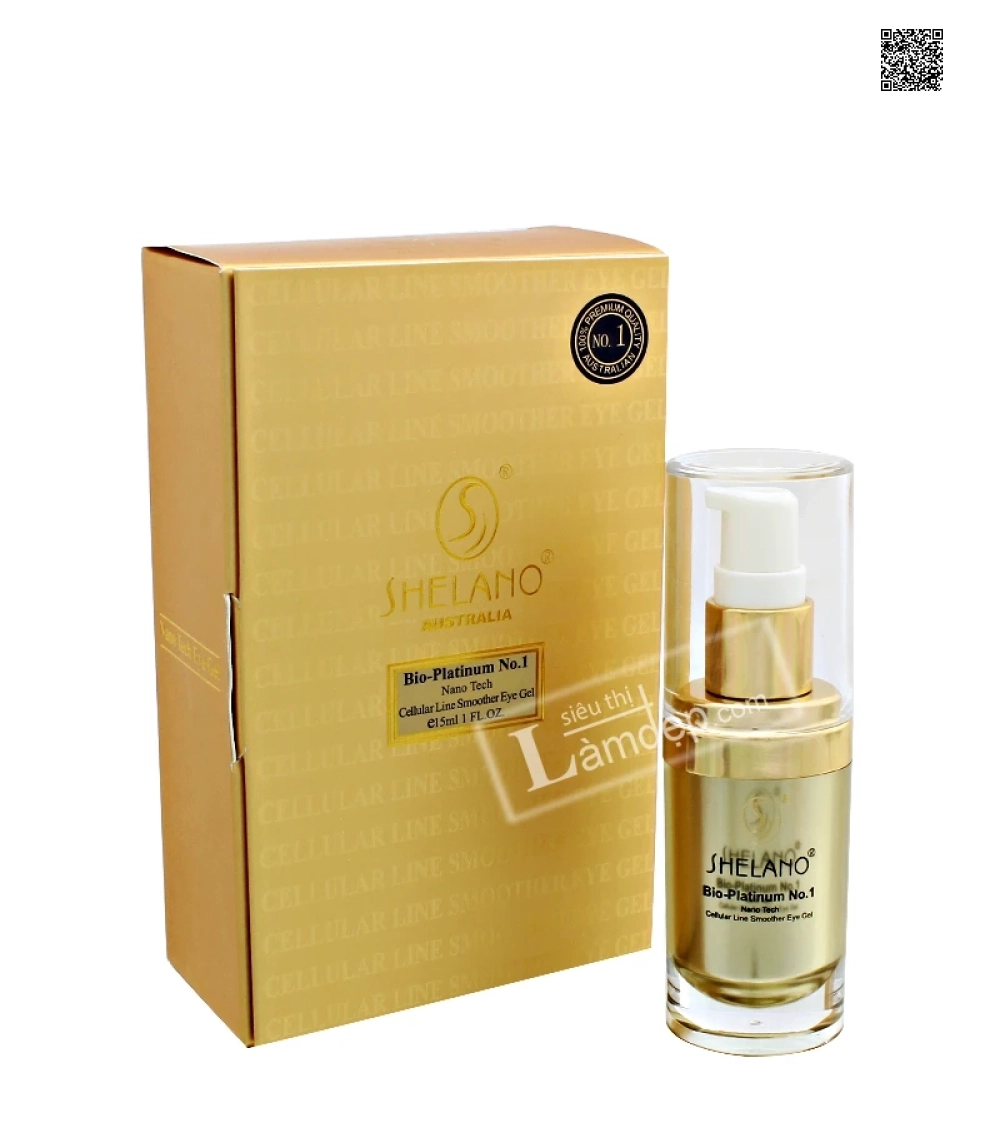 Gel Làm Mờ Nếp Nhăn, Trẻ Hóa Da Vùng Selano Mắt Bio-Platinum No.1 Gel Làm Mờ Nếp Nhăn, Trẻ Hóa Da Vùng Selano Mắt Bio-Platinum No.1