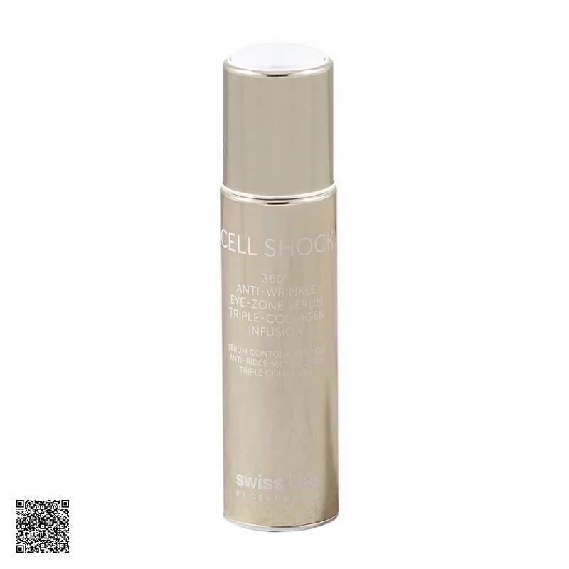 Tinh Chất Xoá Nhăn Vùng Mắt Swissline Cell Shock 360 Anti-Wrinkle Eye-Zone Serum Triple-Collagen Infusion 5ml