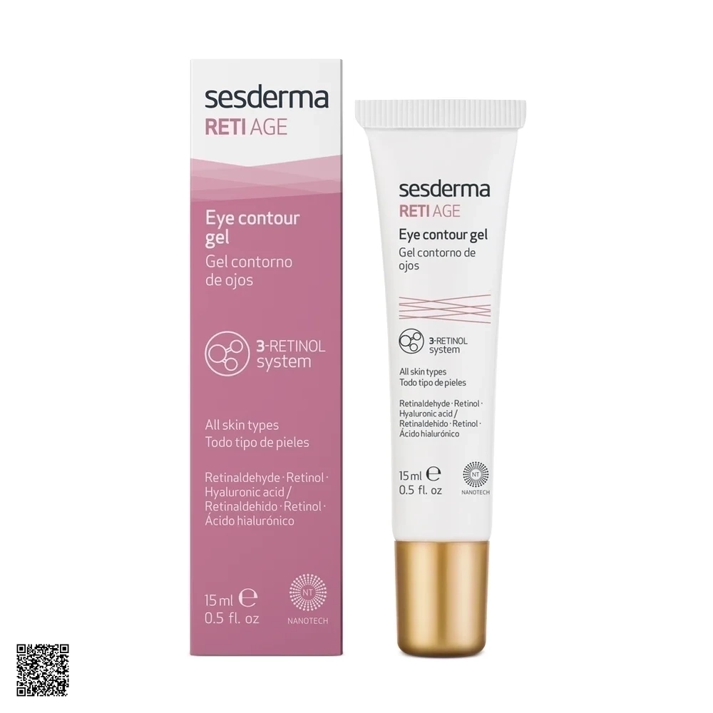 Sesderma Retiage Eye Contour - Kem Dưỡng Chống Lão Hoá Da Vùng Mắt