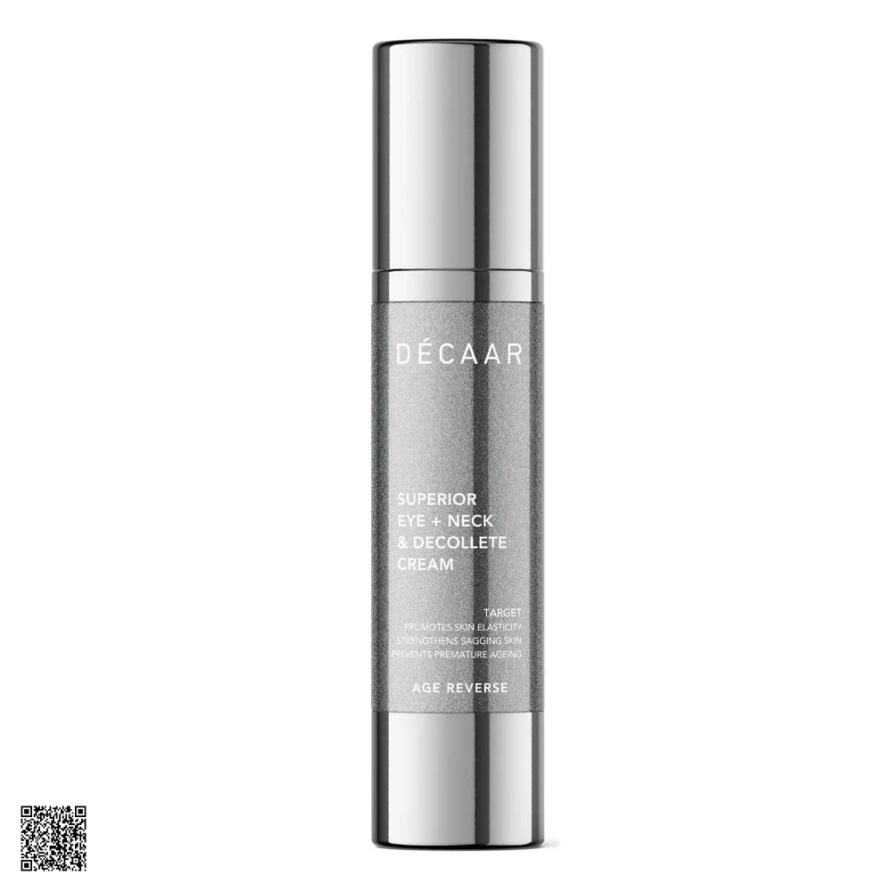 Décaar Superior Eye + Neck & Decollete Cream - Kem Dưỡng Vùng Da Vùng Mắt, Cổ (50ml)