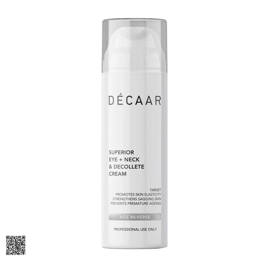Décaar Superior Eye + Neck & Decollete Cream - Kem Dưỡng Vùng Da Vùng Mắt, Cổ (100ml)