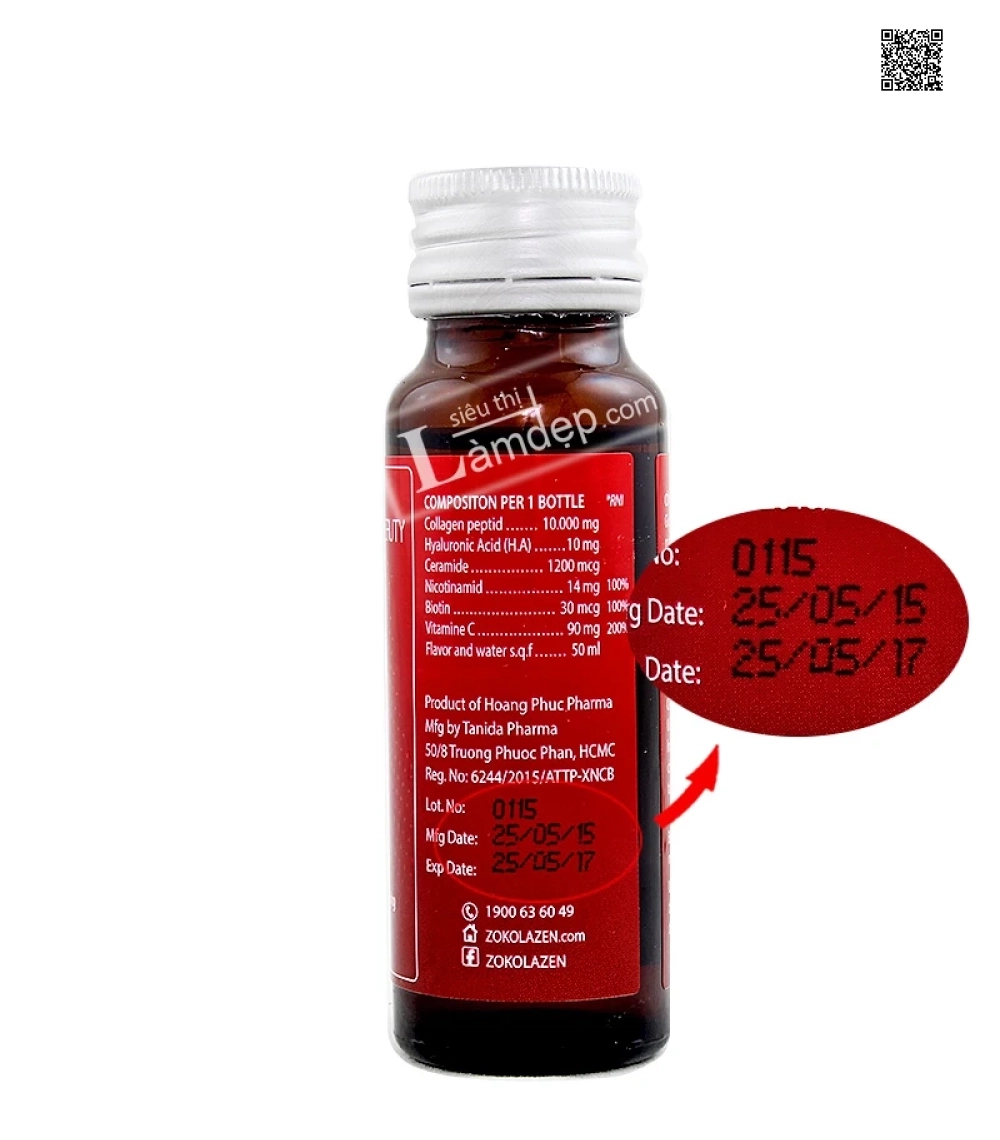 Collagen Zokolazen (10000mg x 6 Chai)