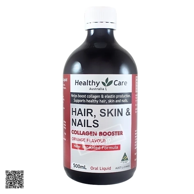 Collagen Dạng Nước Healthy Care Liquid Collagen Booster Hair Skin & Nails 500ml