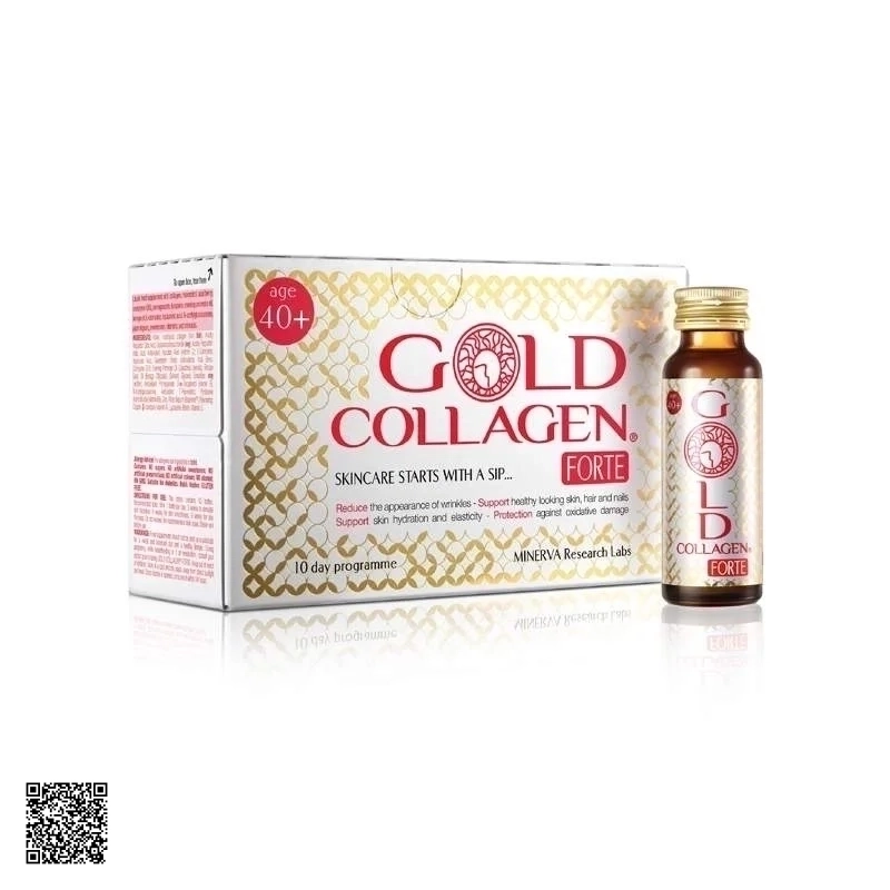 Nước Uống Gold Collagen Forte Chống Lão Hóa Da Cho Tuổi 40