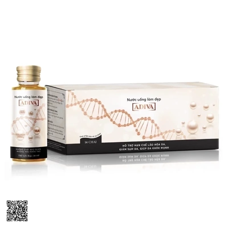 Collagen Adiva Dạng Nước Hộp 14 Chai