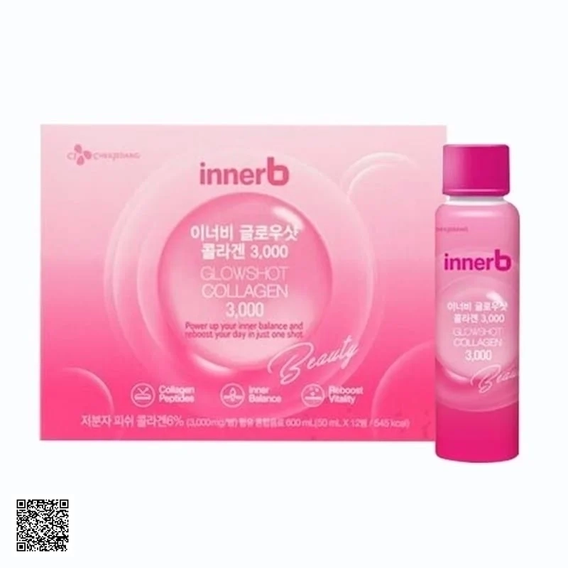 Innerb Glowshot Collagen 3000mg Nước Uống Collagen Hàn Quốc (12 Ống)