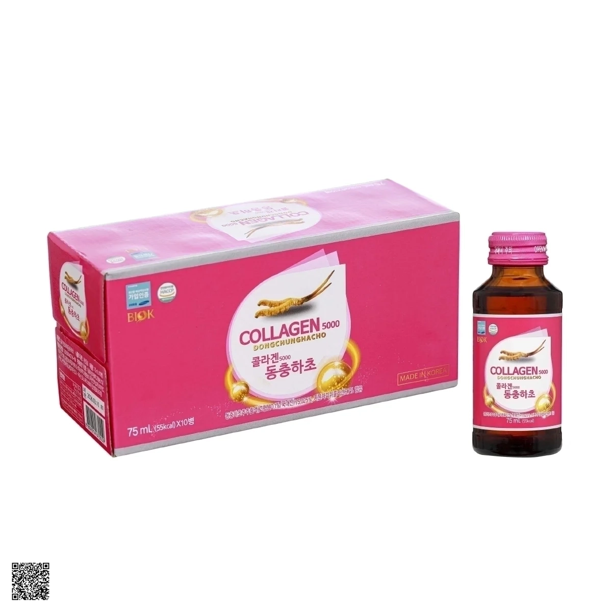 Biok Collagen 5000 DongChungHaCho Nước Uống Collagen Đông Trùng Hạ Thảo