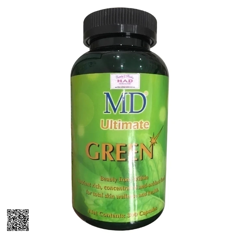 MD Ultimate Green - Viên Uống Giải Độc, Giảm Mụn Hiệu Quả