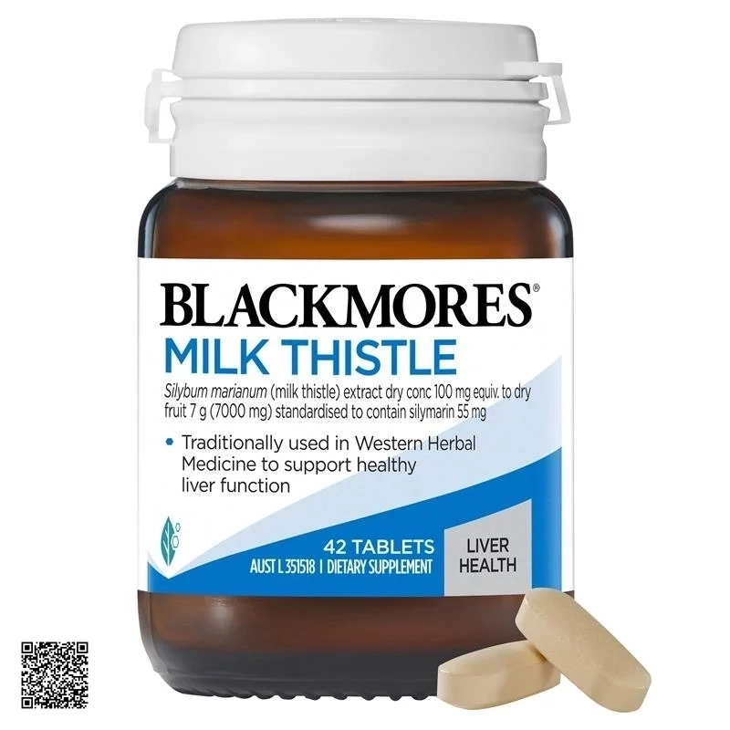 Blackmores Liver Health Milk Thistle Viên Uống Thanh Lọc Gan (42 Viên)