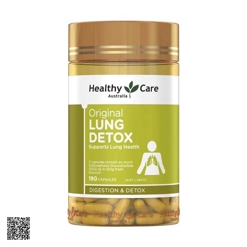 Healthy Care Original Lung Detox Viên Uống Thanh Lọc Phổi