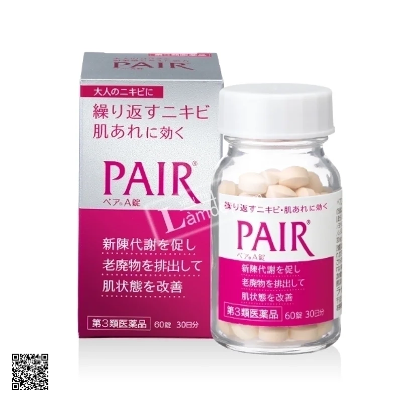 Viên Uống Trị Mụn Pair Nhật Bản 120 Viên