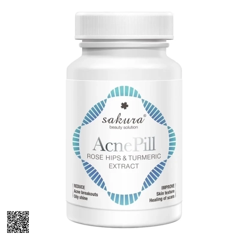 Viên Uống Trị Mụn, Xóa Sẹo Thâm Sakura AcnePill