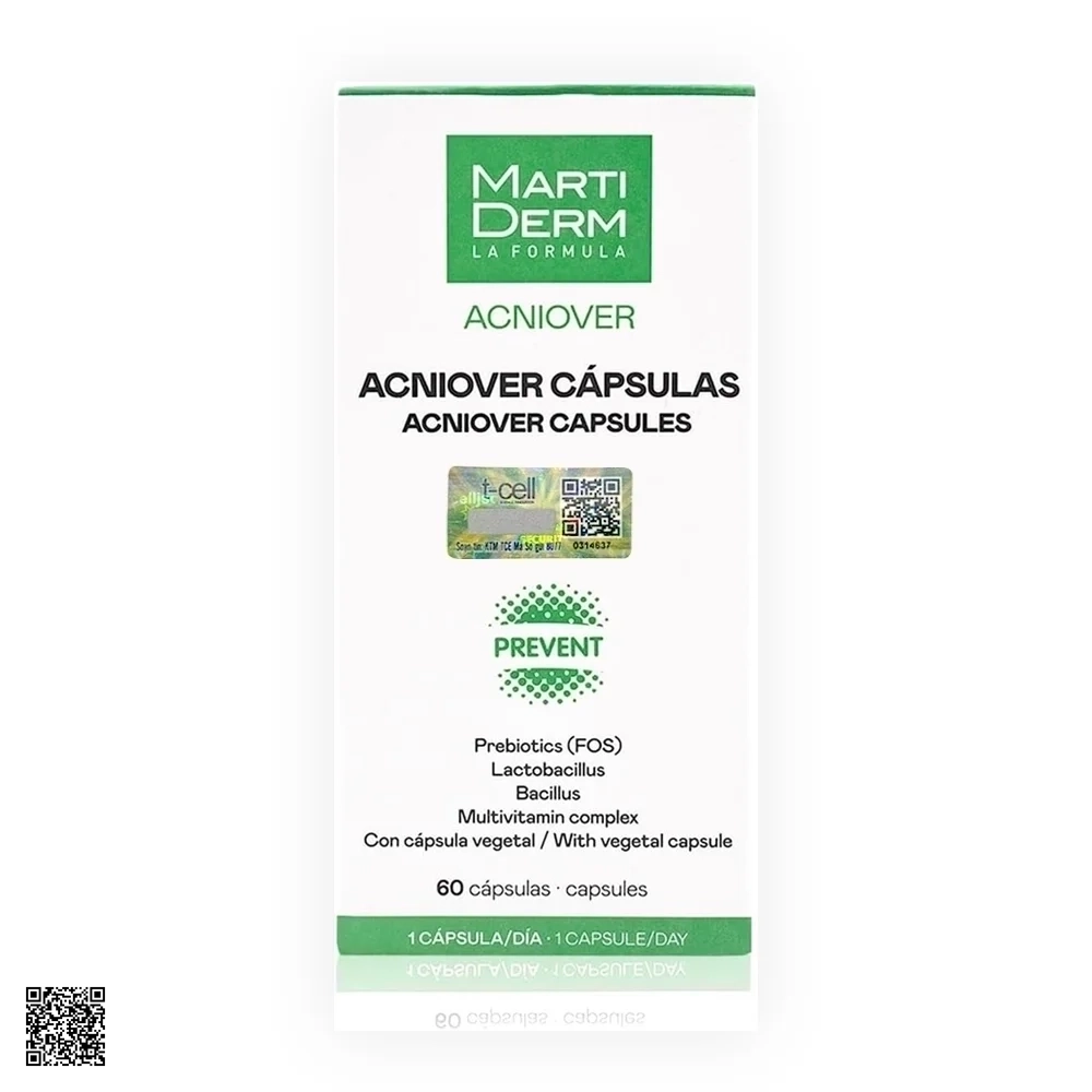 MartiDerm Acniover Capsules Viên Uống Ngăn Ngừa Mụn