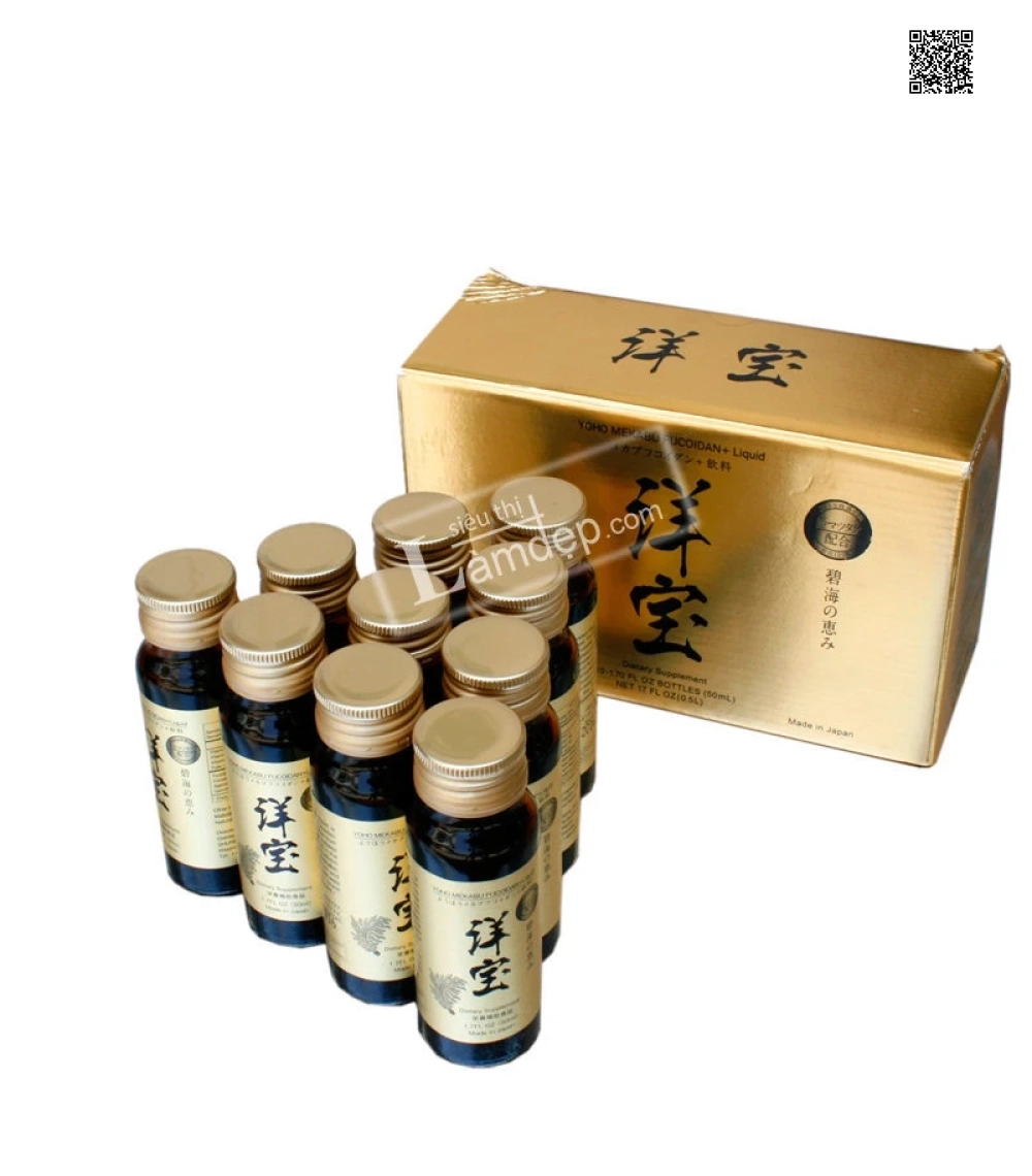 Yoho Mekabu Fucoidan Dạng Nước (50ml x 10 Chai) Yoho Mekabu Fucoidan Dạng Nước (50ml x 10 Chai)