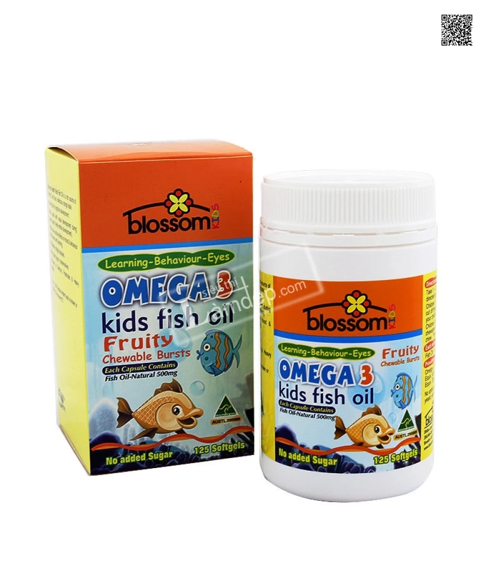 Dầu Cá Trẻ Em ( Kidss Fish Oil ) Omega3 Blossom Dầu Cá Trẻ Em ( Kidss Fish Oil ) Omega3 Blossom