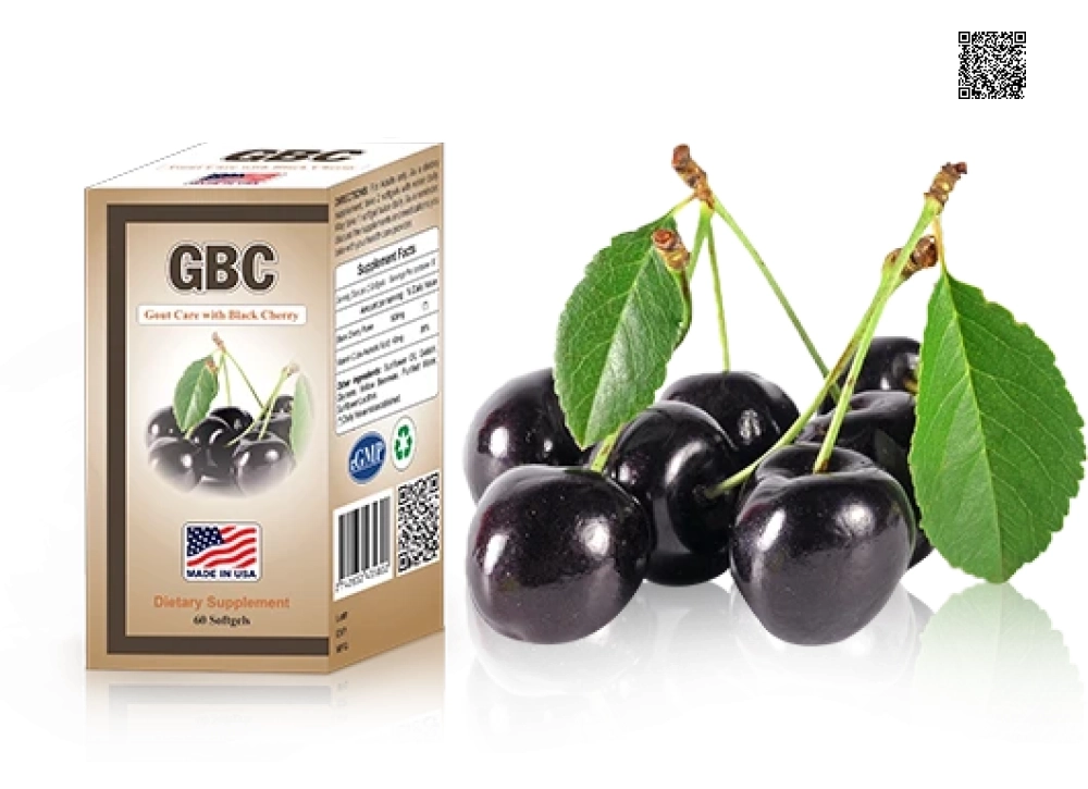 Thuốc Hỗ Trợ Điều Trị Gout GBC (Gout Care with Black Cherry) (60 Viên)
