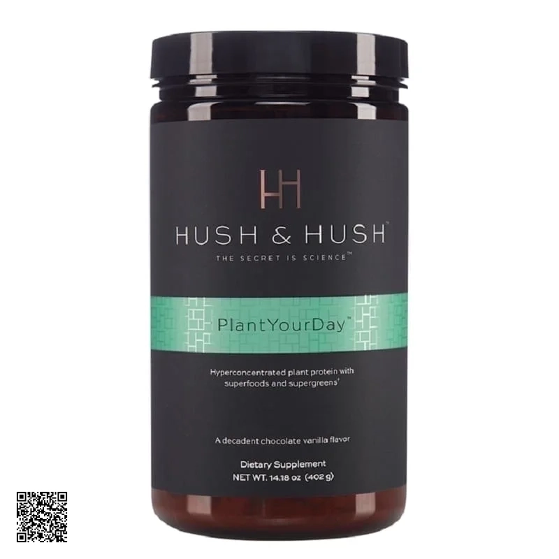 Hush & Hush Plant Your Day Bột Protein Hữu Cơ Thuần Chay