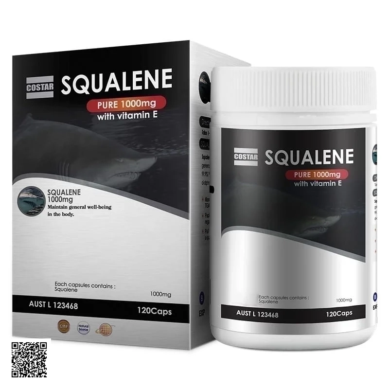 Viên Uống Dầu Gan Cá Mập Costar Squalene 1000mg Từ Úc