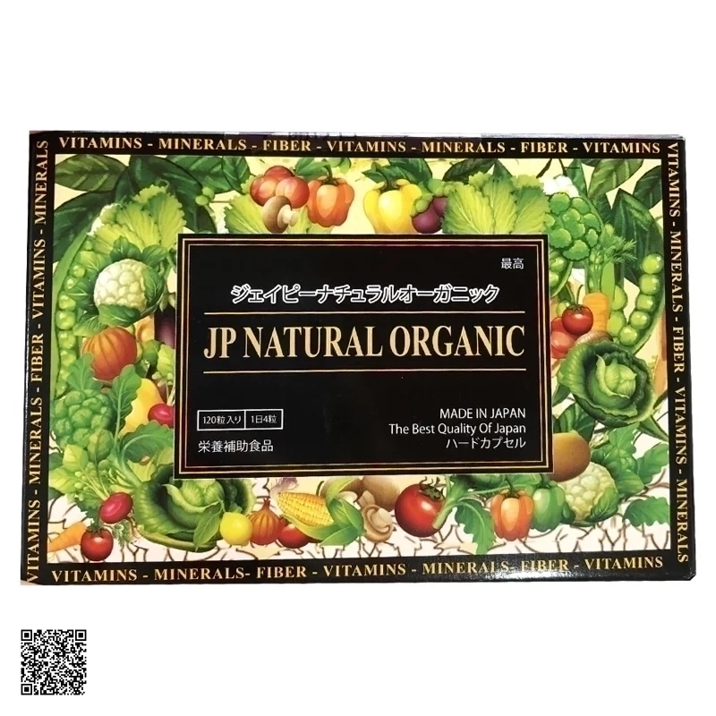 JP Natural Organic - Viên Uống Rau Củ Bổ Sung Chất Xơ Nhật Bản