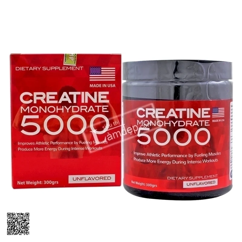 Bột Dinh Dưỡng Tăng Cân, Tăng Cơ Creatine Monohydrate 5000