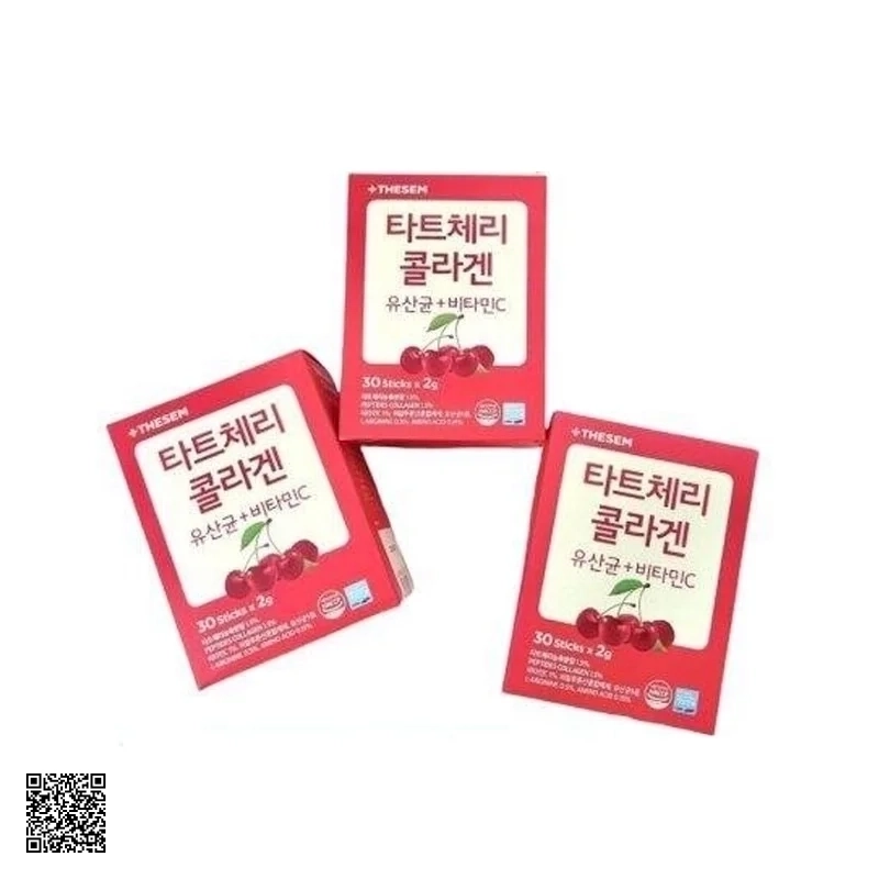 Bột Collagen Trắng Da Cherry Thesem Hàn Quốc