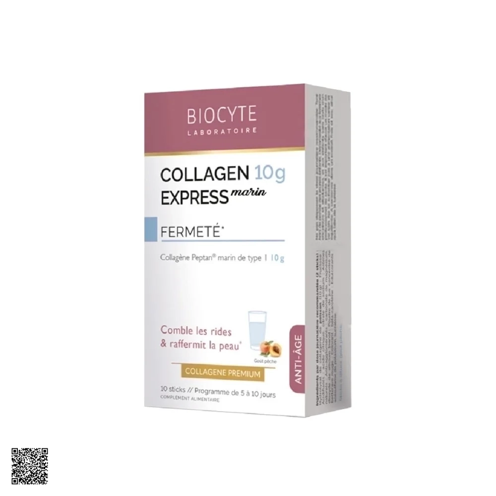 Biocyte Collagen Express (Marine) Bột Collagen Làm Đẹp Da (10 Gói x 6gr)