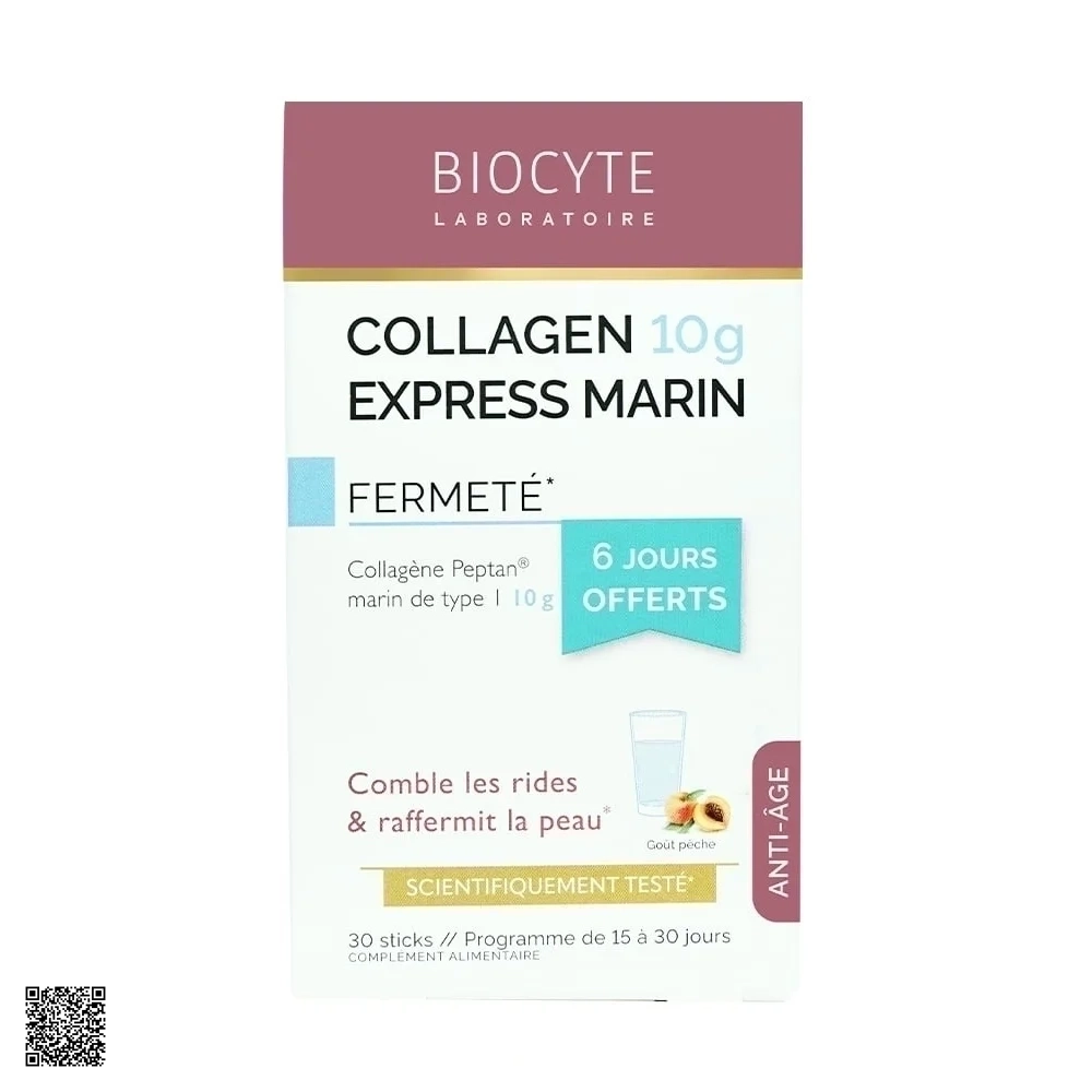 Biocyte Collagen Express (Marine) Bột Collagen Làm Đẹp Da (30 Gói x 6gr)