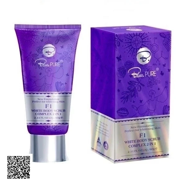 Kem Tẩy Trắng Da Toàn Thân Blue Pure F1 White Body Scrub Complex