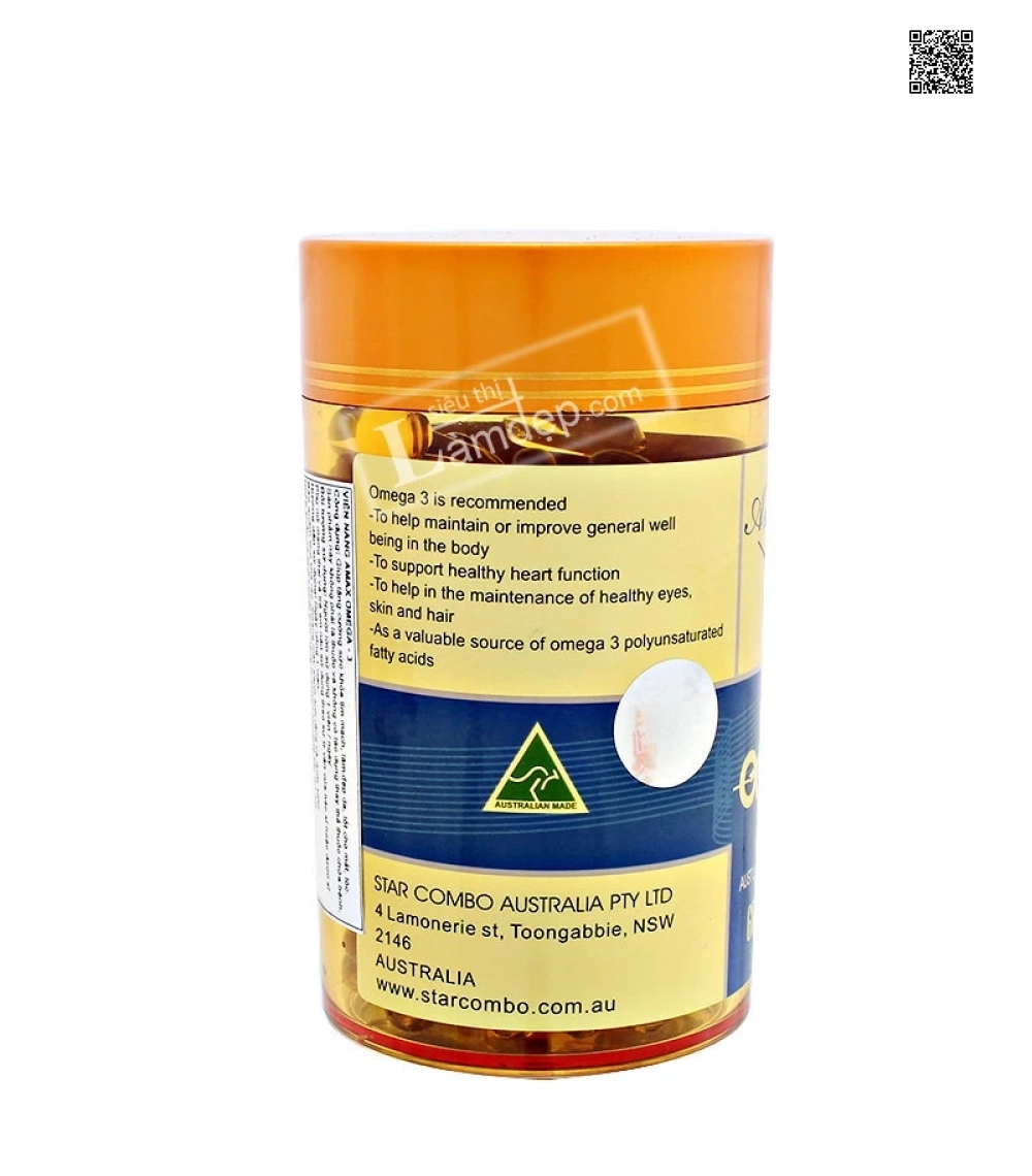 Viên Dầu Cá Omega 3 Amax ( 1000mg x 100 viên) Viên Dầu Cá Omega 3 Amax ( 1000mg x 100 viên)